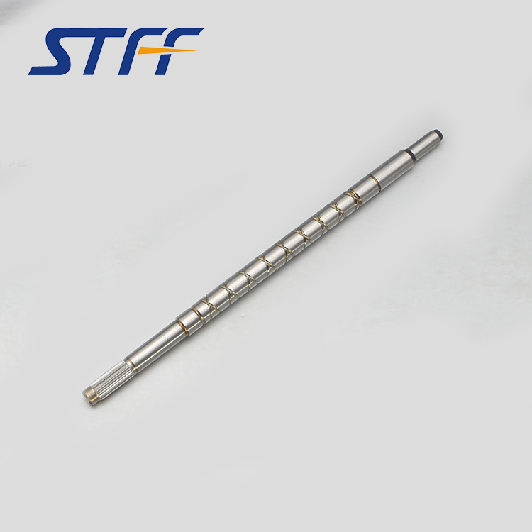 China micro shaft factory double screw